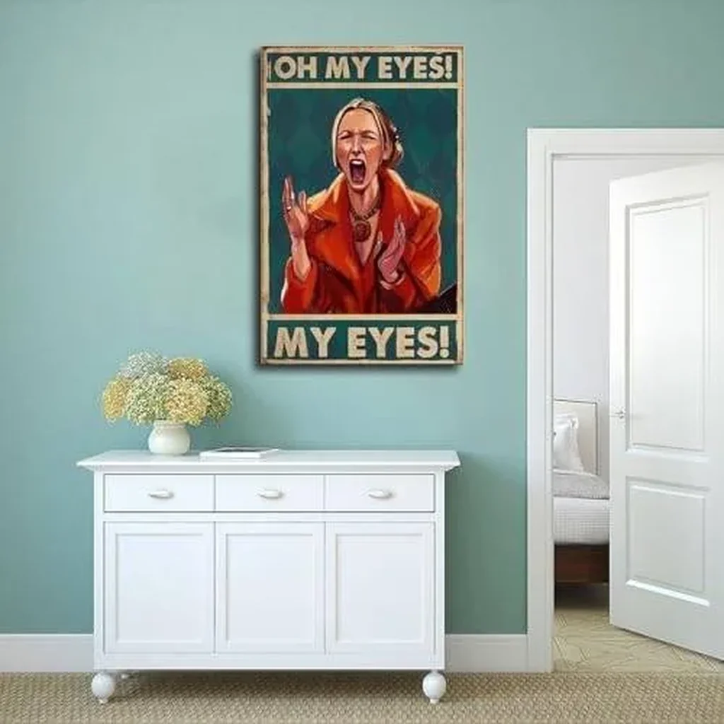 ALAYRA Retro Oh My Eyes Poster Phoebe Buffay Lovers Canvas Poster Wall Art Decor Print Picture Paintings for Living Room Bedroom Decoration Unframe16x24inch(40x60cm) 01 - Image 3