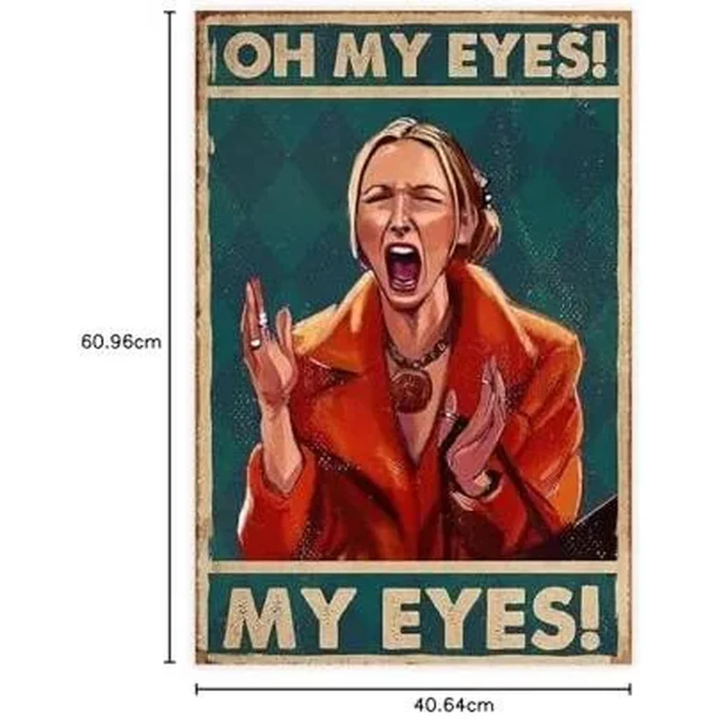 ALAYRA Retro Oh My Eyes Poster Phoebe Buffay Lovers Canvas Poster Wall Art Decor Print Picture Paintings for Living Room Bedroom Decoration Unframe16x24inch(40x60cm) 01 - Image 5