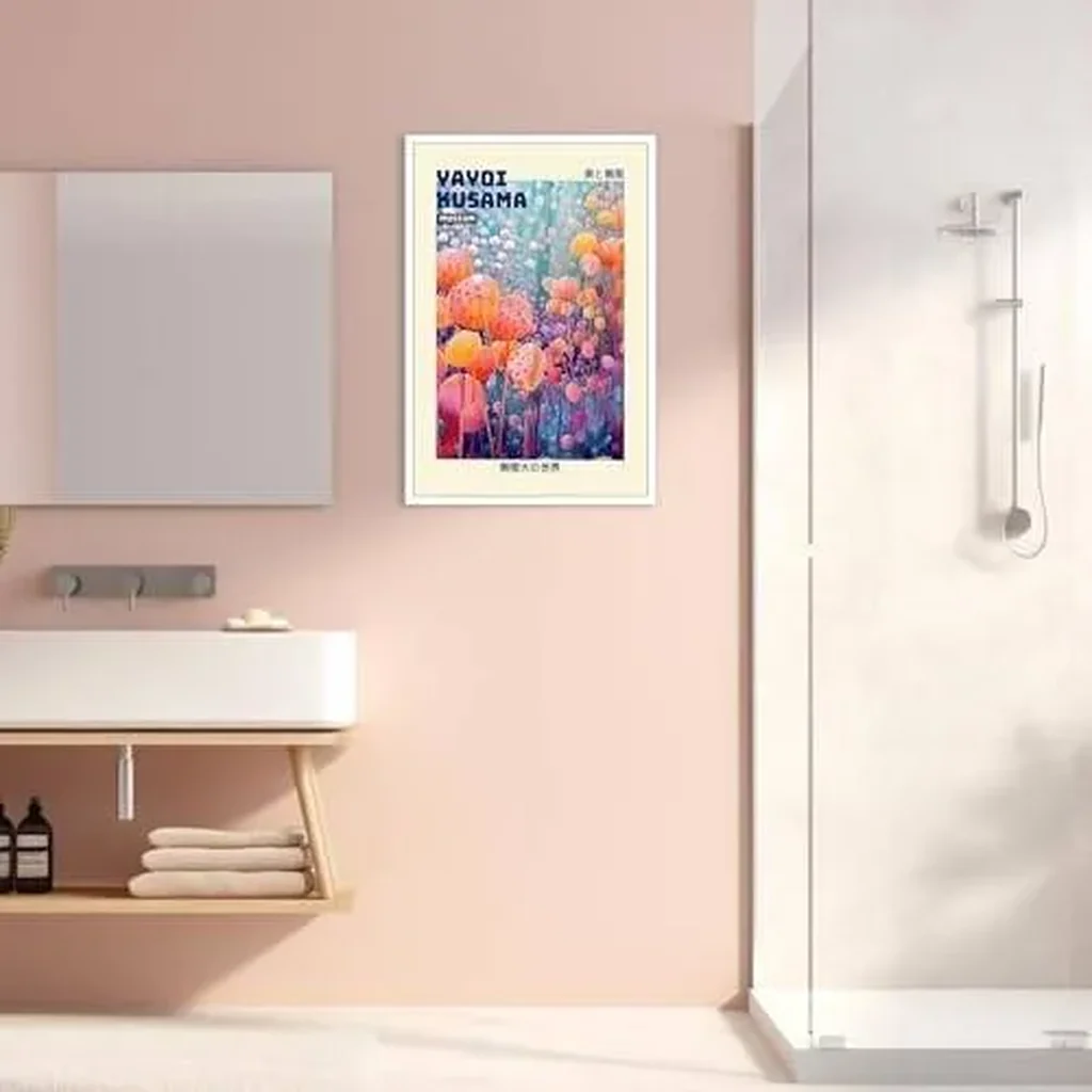 ALAYRA Retro Yayoi KUAEma The Infinity Big World Posters Colorful Abstract Wall Art KUAEma Inspired Prints Painting Japanese Wall Art Modern Gallery Exhibition Wall Decor 12x16in Unframed 01 - Image 3