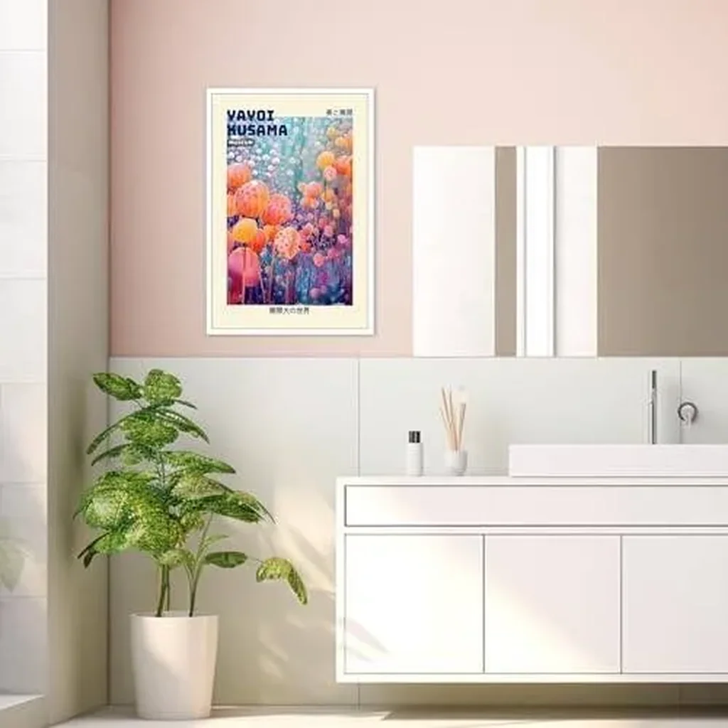 ALAYRA Retro Yayoi KUAEma The Infinity Big World Posters Colorful Abstract Wall Art KUAEma Inspired Prints Painting Japanese Wall Art Modern Gallery Exhibition Wall Decor 12x16in Unframed 01 - Image 5