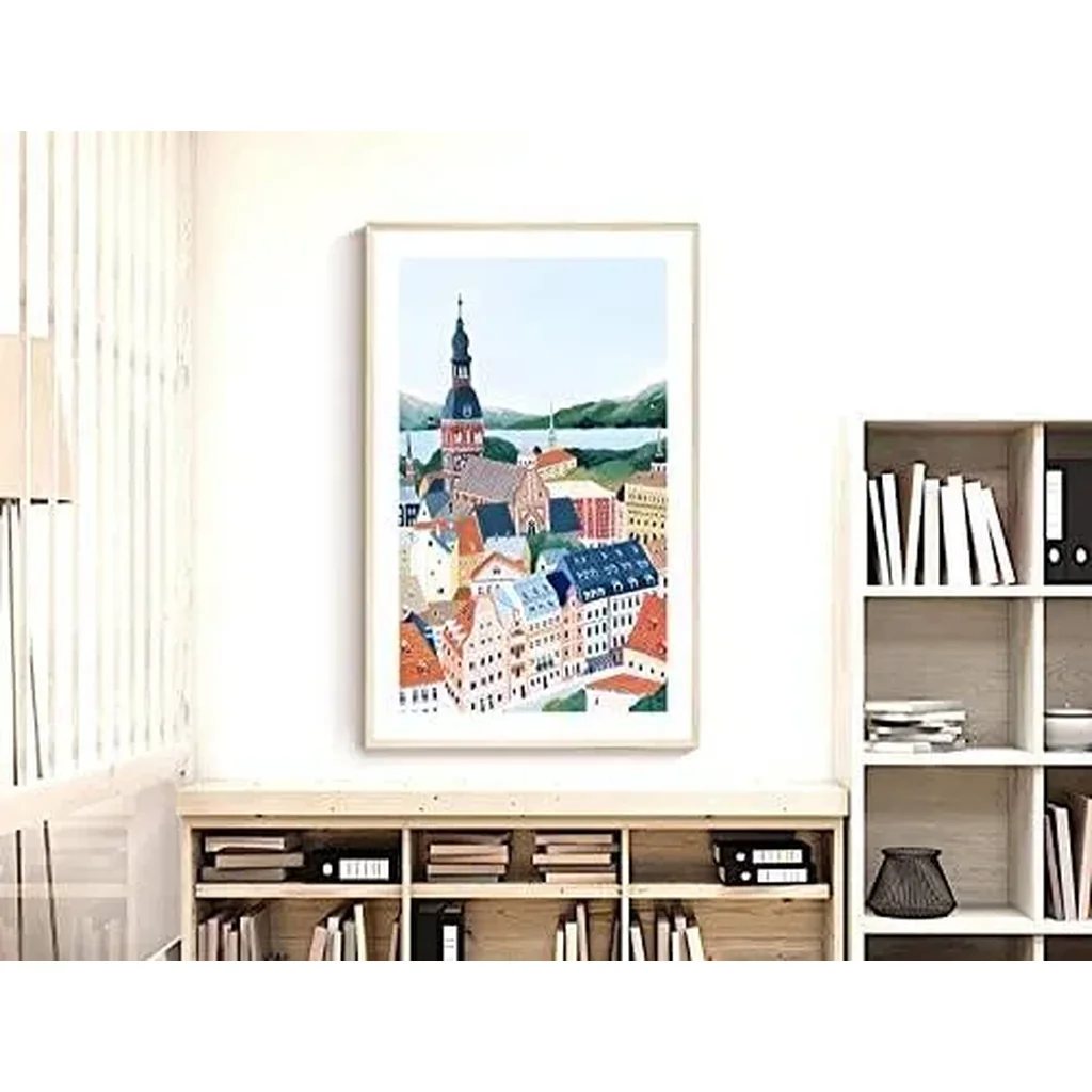 ALAYRA Riga Art Print, Latvia Wall Art, Riga Poster, Travel Gift, Travel Poster, Home Decor, Europe print, Housewarming (Unframed) (12x18) 01 - Image 4