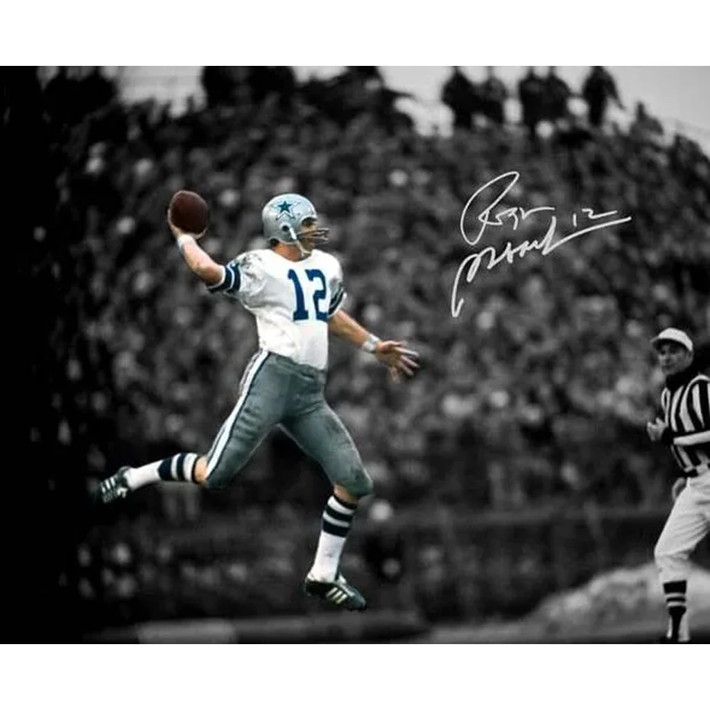 ALAYRA Roger Staubach Signed Photo Autograph Print Wall Art Home Decor 01