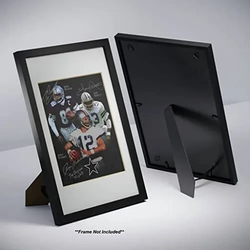 ALAYRA Roger Staubach Tony Dorsett Drew Pearson Signed Photo Autograph Print Wall Art Home Decor 01 - Image 2
