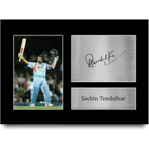 ALAYRA Sachin Tendulkar Signed A4 Printed Autograph India Cricket Photo Display 01