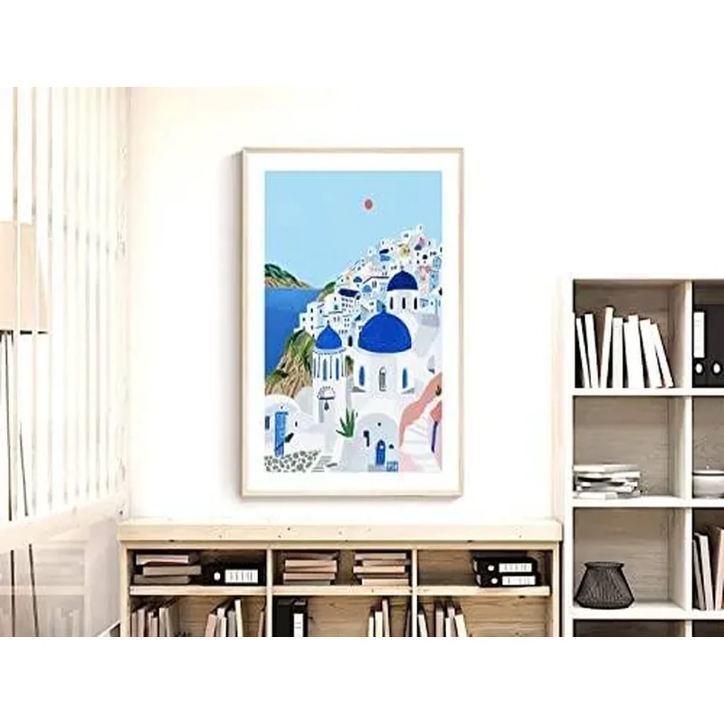 ALAYRA Santorini, Greece Art Print, Santorini Wall Art, Travel Print, Travel Poster, Europe Print, Wall Decor, Housewarming Gift (Unframed) (12x18) 01 - Image 4