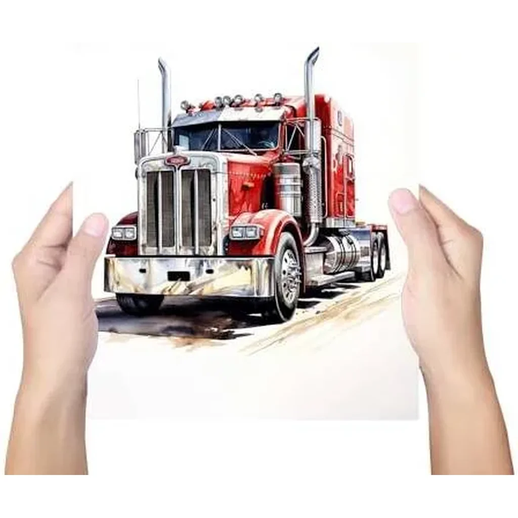 ALAYRA Semi Truck Decor - Construction & Truck Wall Art for Boys Room, 9 Unframed 8x10 Posters 01 - Image 6