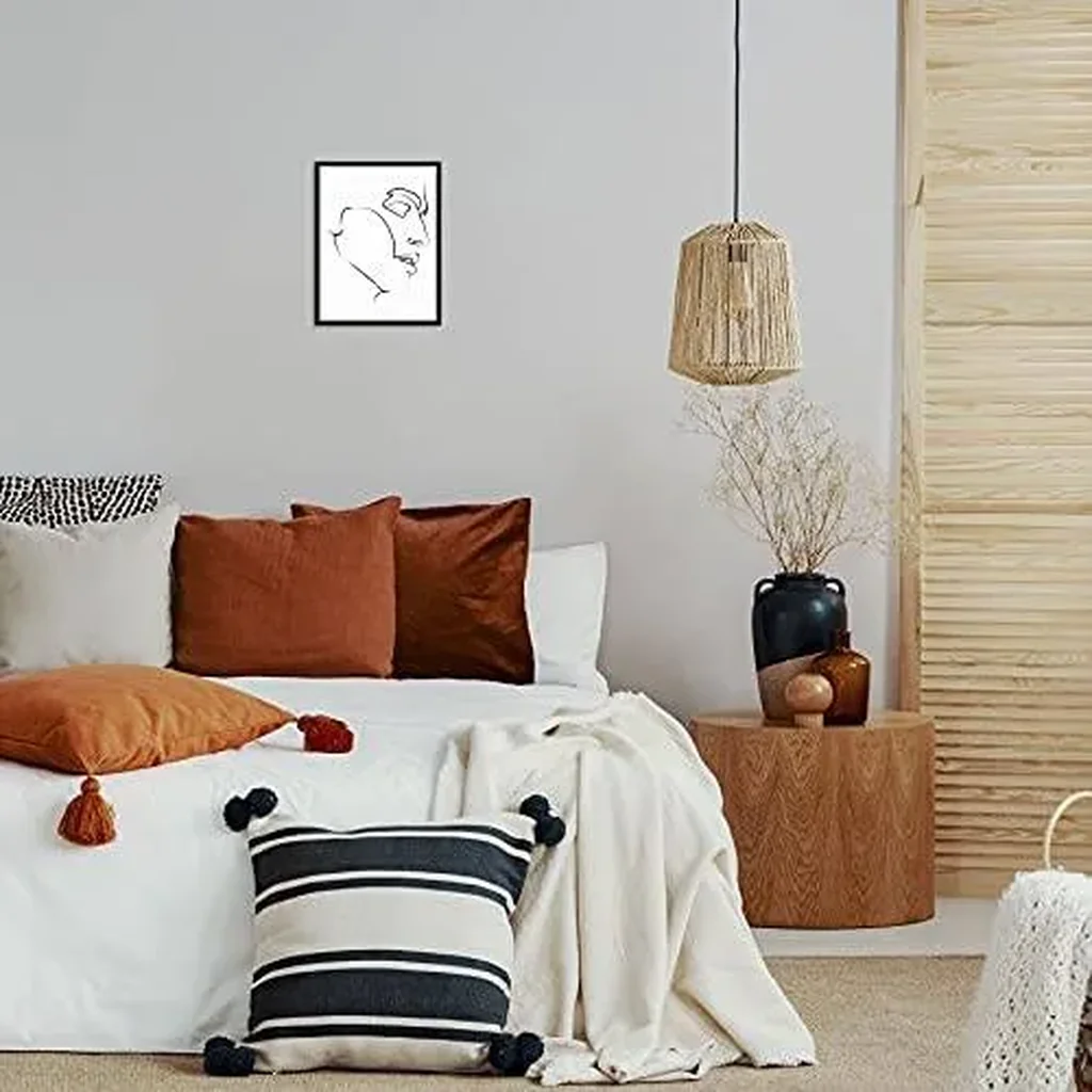 ALAYRA Sincerely, Not Abstract One Line Face Wall Decor Art Print Poster UNFRAMED Modern Minimalist Fashion Artwork for Women's and Men's Bedroom Living Room Bathroom or Home Office (MALE 3 8"x10") 01 - Image 2