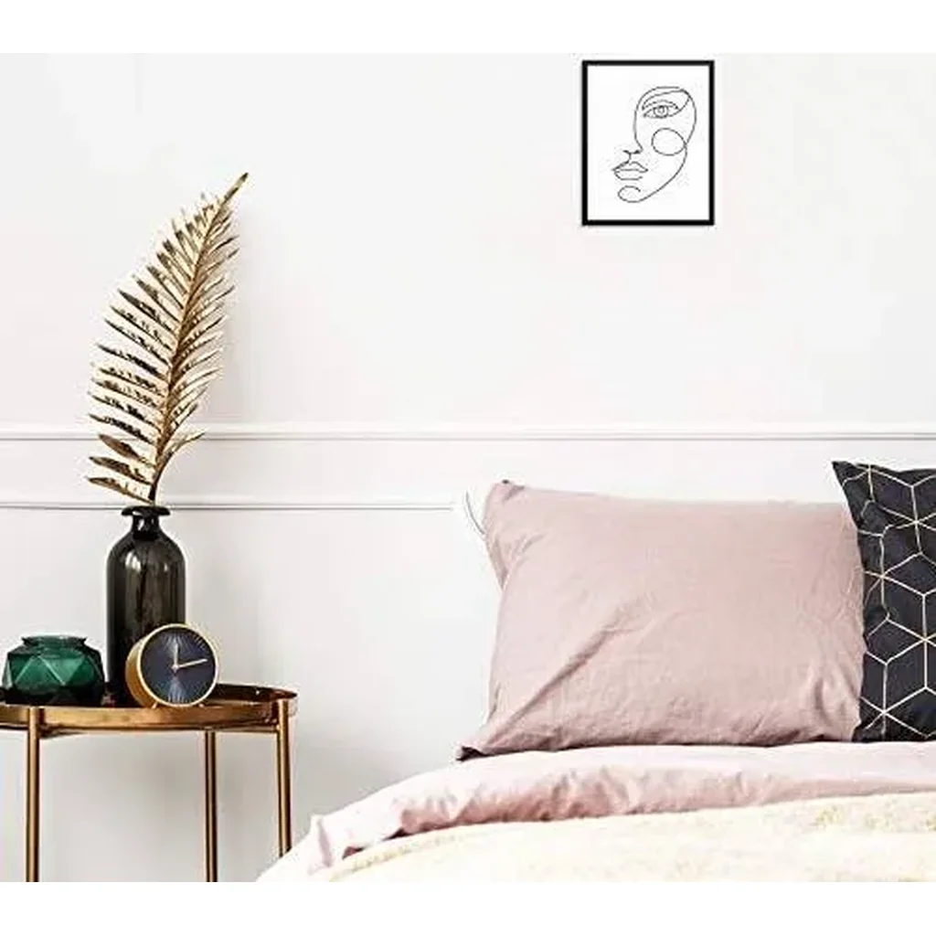 ALAYRA Sincerely, Not Abstract Woman's Wall Decor Art Print Poster UNFRAMED - Modern Minimalist Urban Artwork for Living Room Bedroom Bathroom Home Office Picture Gallery (8"x10" HALF FACE) 01 - Image 3