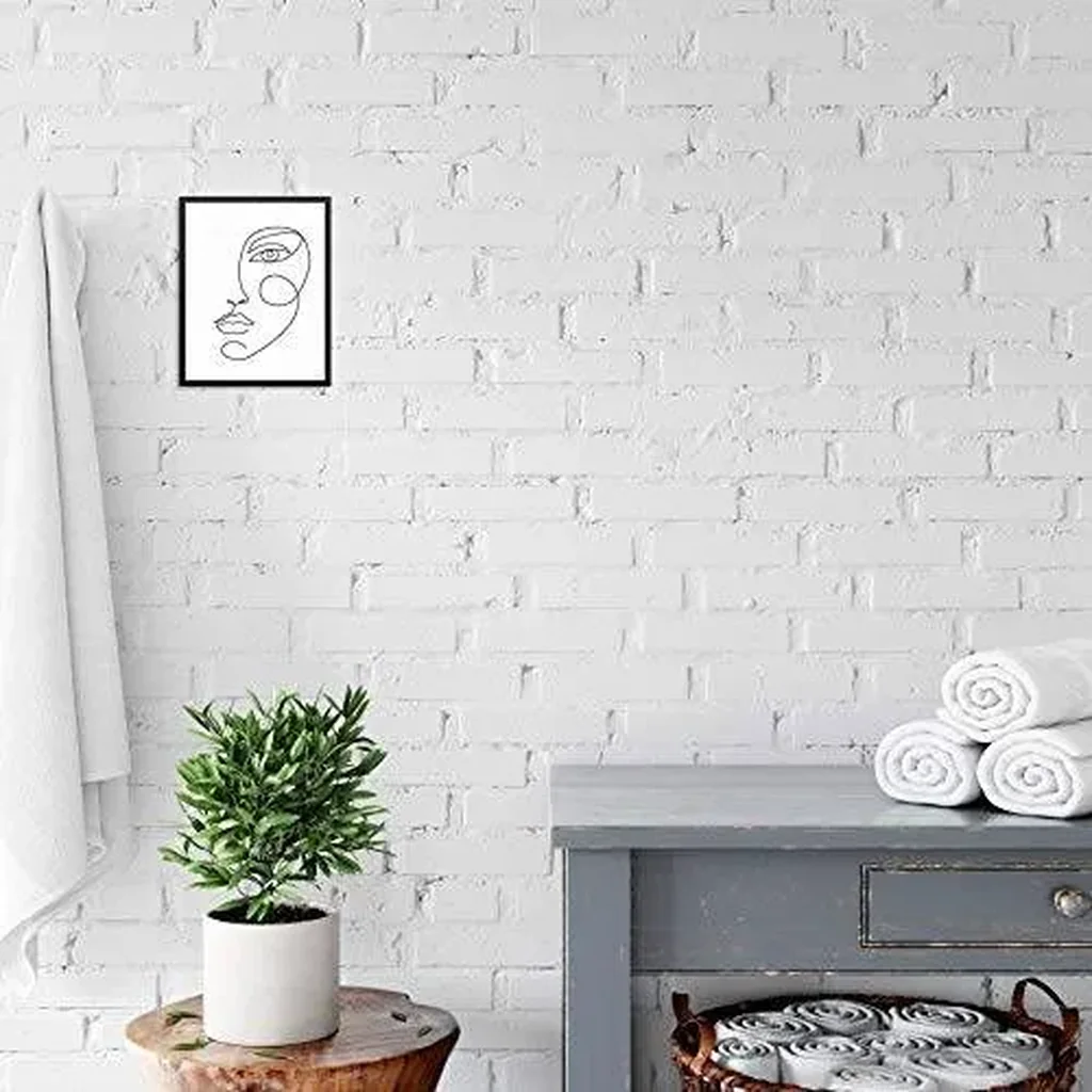 ALAYRA Sincerely, Not Abstract Woman's Wall Decor Art Print Poster UNFRAMED - Modern Minimalist Urban Artwork for Living Room Bedroom Bathroom Home Office Picture Gallery (8"x10" HALF FACE) 01 - Image 5