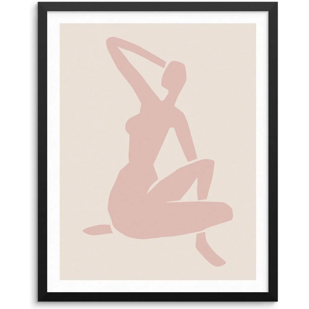 ALAYRA Sincerely, Not Minimalist Abstract Body Shape Art Print 11"x14" UNFRAMED Henri Matisse Artwork Reproduction Modern Home Decor Poster for Bedroom Bathroom or Living Room Picture Gallery (OPTION