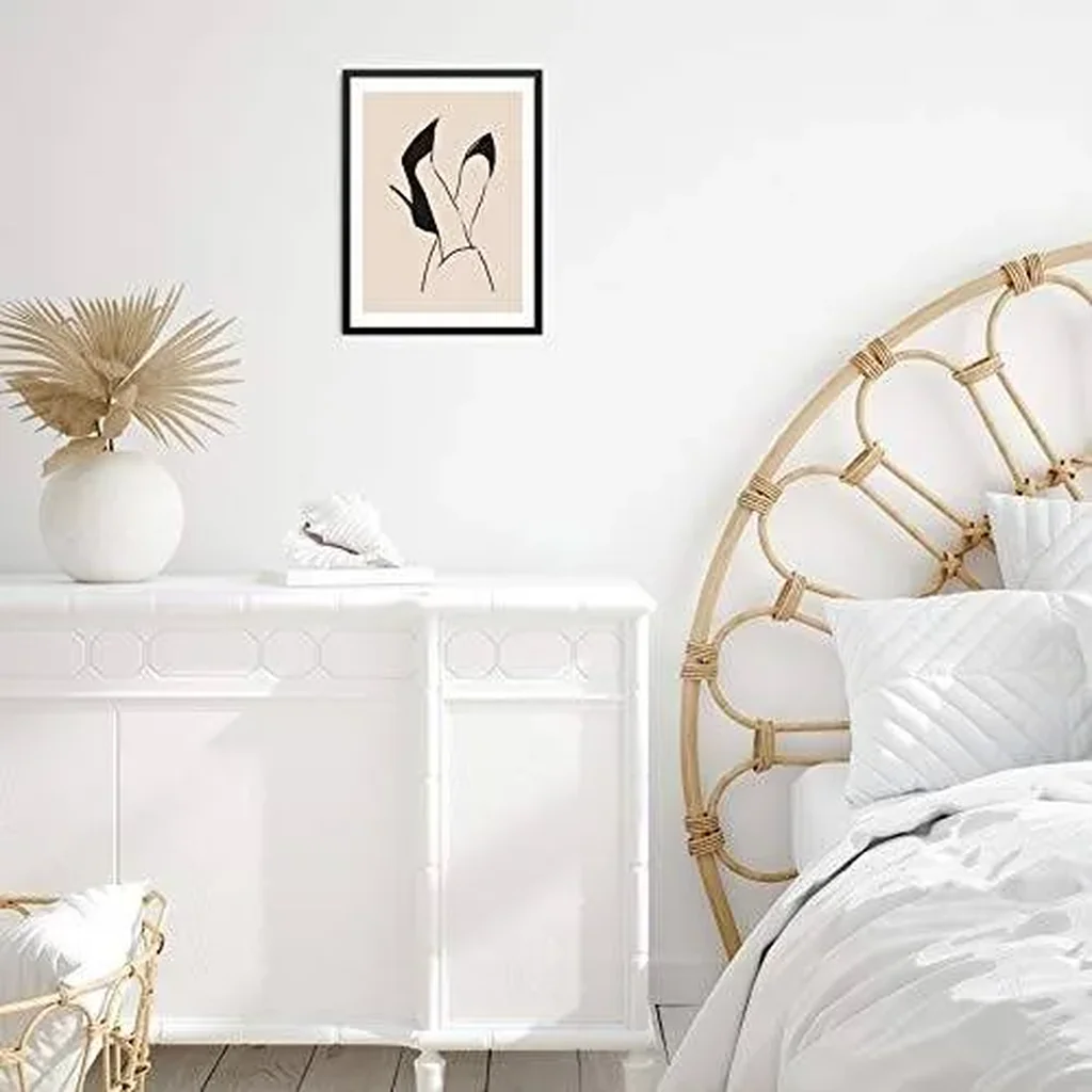 ALAYRA Sincerely, Not Minimalist Line Drawing Art Print Black High Heels Fashion Sketch Wall Decor Poster 11"x14" UNFRAMED 01 - Image 3