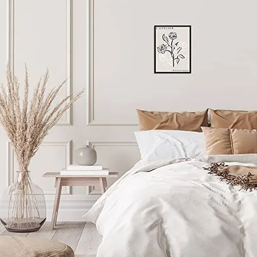 ALAYRA Sincerely, Not Minimalist One Line Art Print Botanical Abstract Flowers Poster - 11"x14" UNFRAMED Artwork for Living Room Bedroom Kitchen Dining Room or Bathroom Wall Decor (OPTION 8) 01 - Image 2