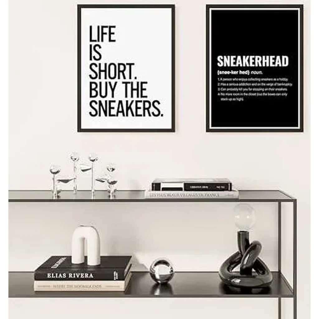 ALAYRA Sneaker Poster - 12x16 Shoe Decor, Shoe Posters for Wall, Sneakerhead Room Decor, Mens Sneaker Wall Art Prints (Unframed) 01 - Image 4