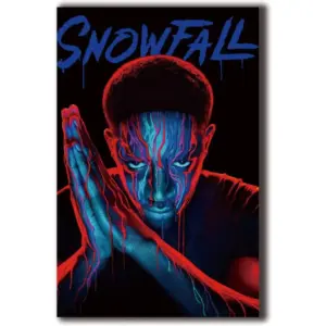 ALAYRA Snowfall TV Poster 11x17 inch (28x43cm) Poster, Perfect for Any Room Frameless Art Made with Canvas Material Materials Gift 01