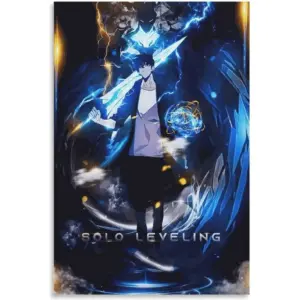 ALAYRA Solo Leveling Anime Canvas Print Home Decorations Posters For Room Aesthetic Wall Art Poster Unframe 12x18inch(30x45cm) 01