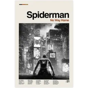 ALAYRA Spider Poster Man Peter Holland Movie Cover 4 Canvas Poster Wall Art Decor Print Picture Paintings for Living Room Bedroom Decoration Unframe16x24inch(40x60cm) 01