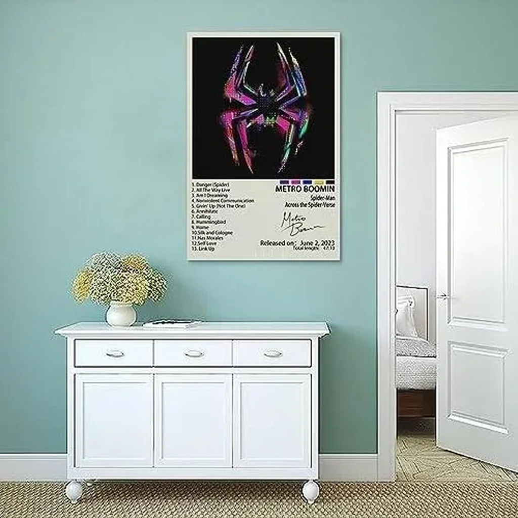 ALAYRA Spider-M Poster Canvas Wall Art Print Home Decor Motivational ArtworkHome, Office, Gym Wall Decor 12x18inch(30x45cm) Unframe-Spider-M 01 - Image 3