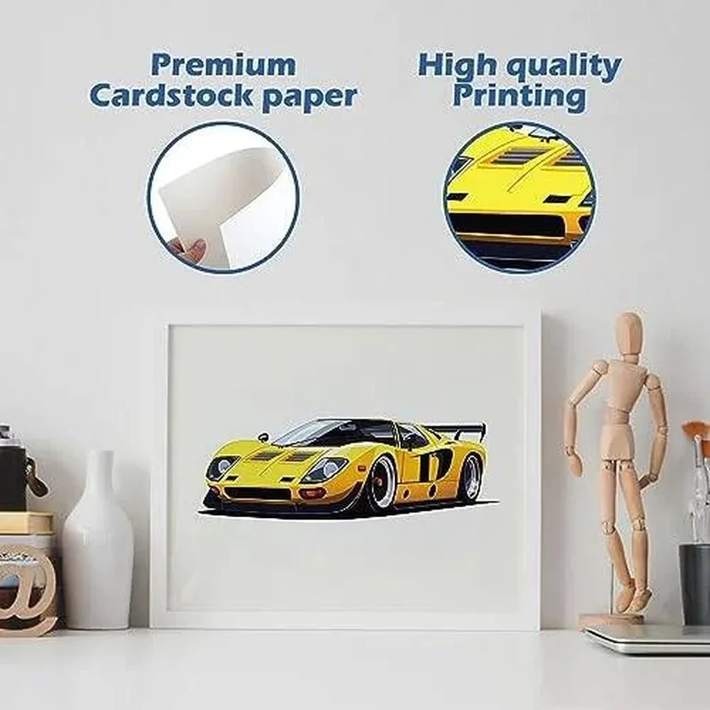 ALAYRA Super Car Posters for Boys Room - Modern Car Wall Art Prints, Sport Car Poster for Men, Racing Car Room Decor, Cool Supercars Artwork Pictures Decoration (8x10 UNFRAMED) 01 - Image 3
