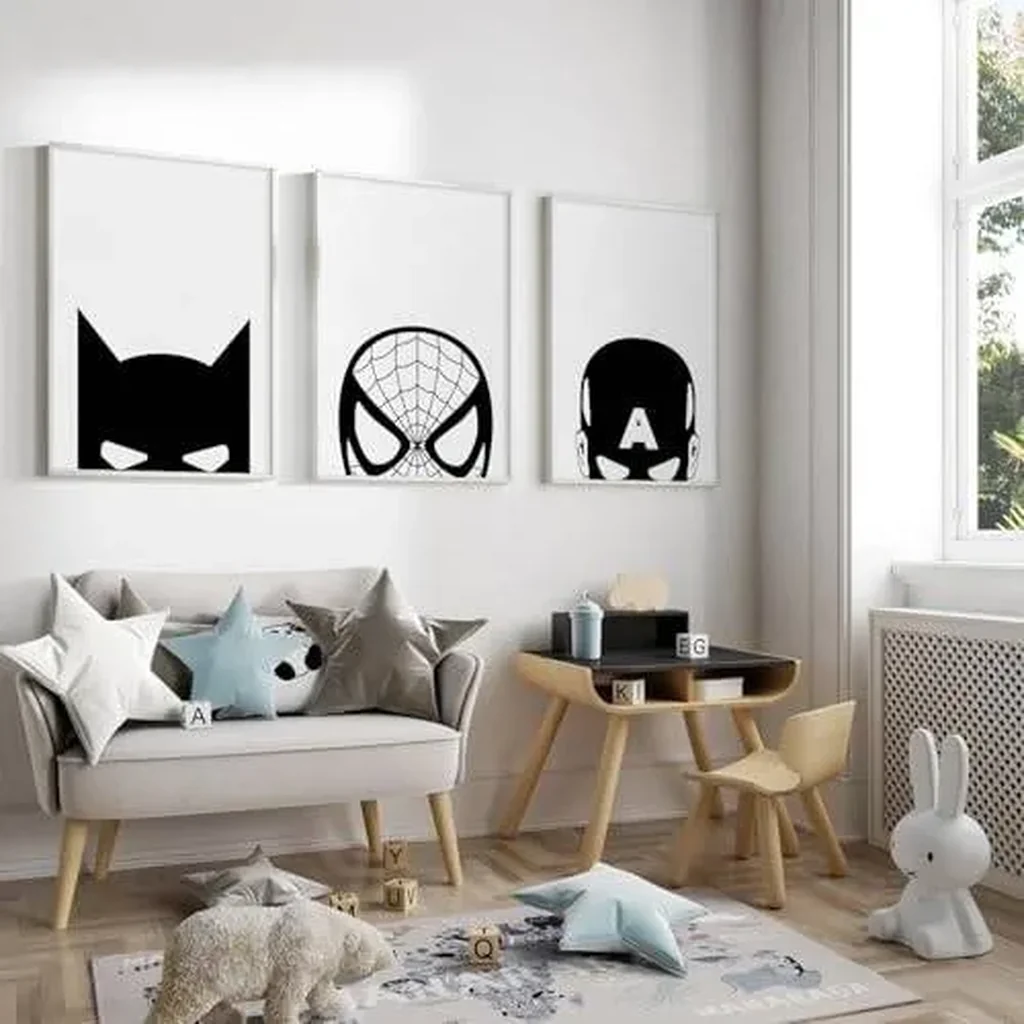 ALAYRA Superhero Canvas Wall Art 12x16 Unframed 01 - Image 2