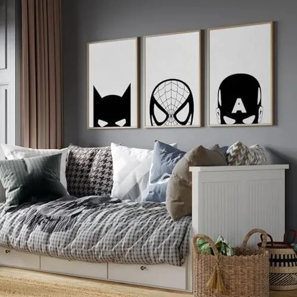ALAYRA Superhero Canvas Wall Art 12x16 Unframed 01 - Image 3