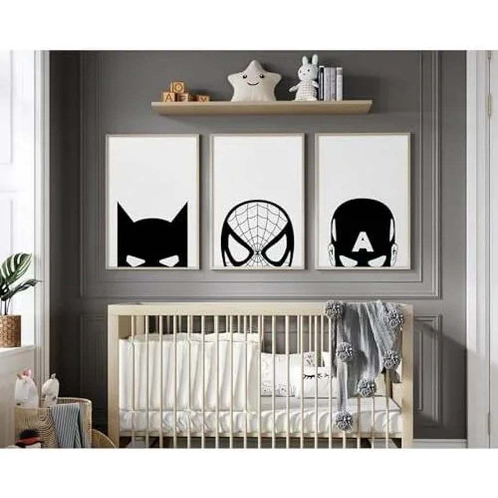 ALAYRA Superhero Canvas Wall Art 12x16 Unframed 01 - Image 4