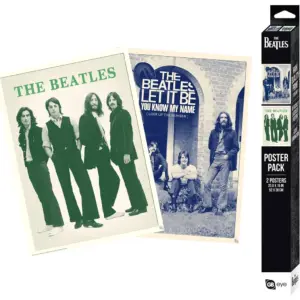 ALAYRA The Beatles Boxed Poster Set Includes 2 Unframed Posters 15" x 20.5" Featuring Let It Be & Abbey Road Album Art Music Wall Art Room Decor 01
