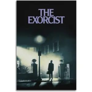 ALAYRA The ExorcistClassic Horror Movie Poster Modern Home Bedroom Wall Poster Decorative Painting Canvas Wall Art Living Room Poster Bedroom PaintingUnframe-style 12x18inch(30x45cm) 01