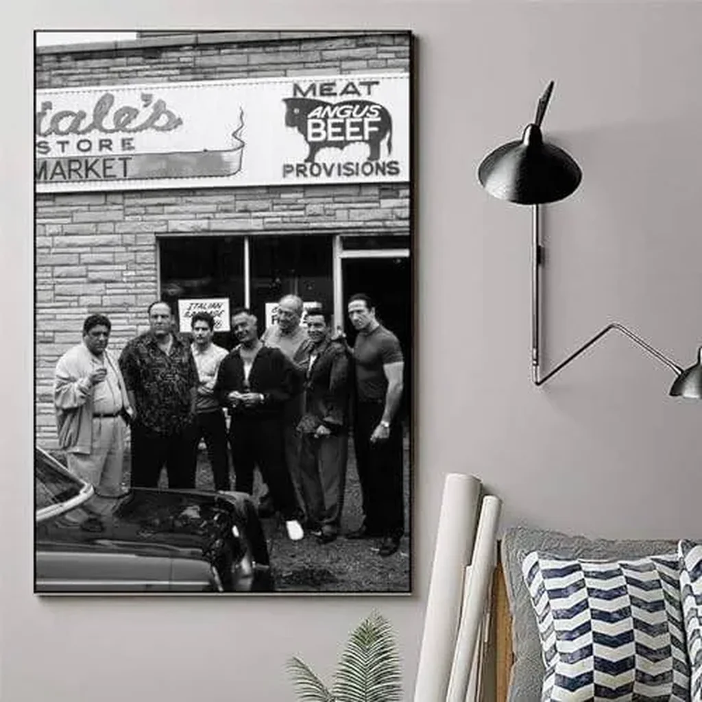 ALAYRA The Sopranos Poster Gangster Tv Series Posters Canvas Art Poster And Wall Art Picture Print Modern Family Bedroom Decor Posters 12x18inch(30x45cm), Unframe-style-6 01 - Image 6