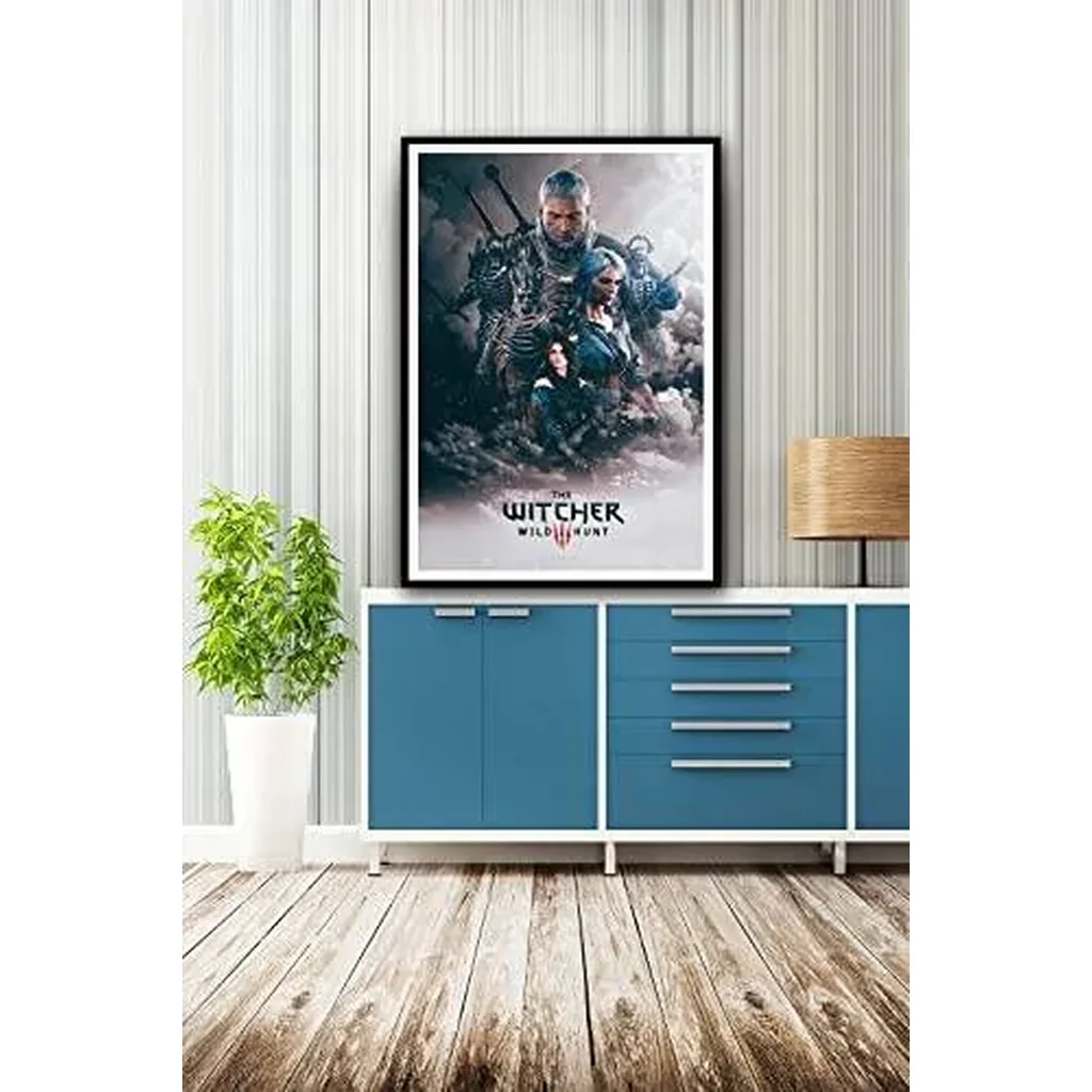 ALAYRA The Witcher 3 Wild Hunt Video Game Poster Family Decorative Painting Wall Art Canvas Posters Gifts 12x18 inch No Frame 01 - Image 4