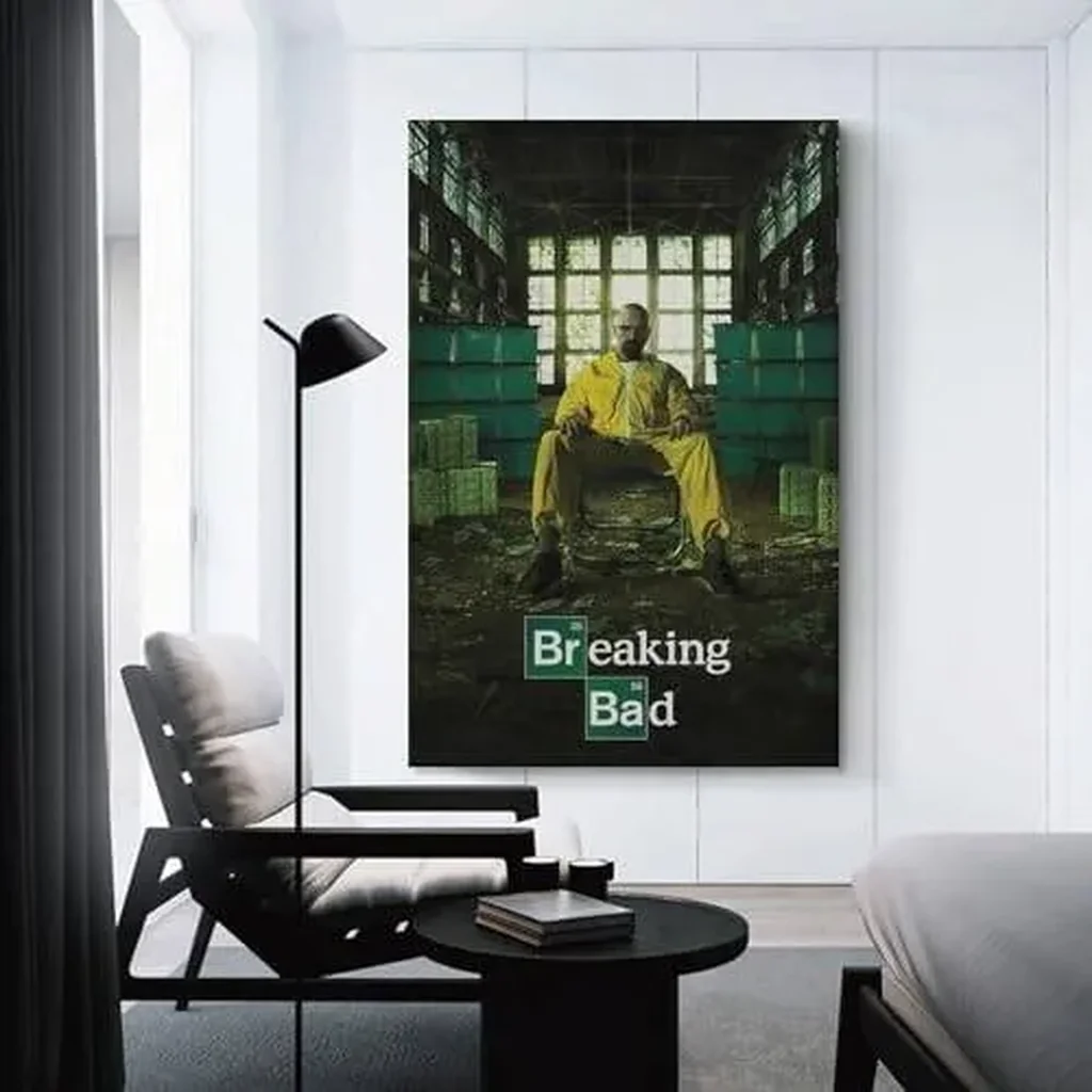 ALAYRA TV Series Breaking Movie Art Poster Bad Man Posters Wall Art Paintings Canvas Wall Decor Home Decor Living Room Decor Aesthetic Prints 16x24inch(40x60cm) Unframe-style 01 - Image 2