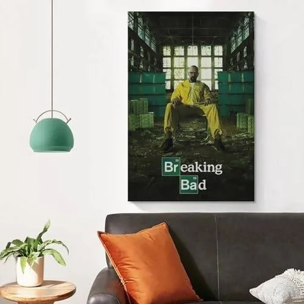 ALAYRA TV Series Breaking Movie Art Poster Bad Man Posters Wall Art Paintings Canvas Wall Decor Home Decor Living Room Decor Aesthetic Prints 16x24inch(40x60cm) Unframe-style 01 - Image 3