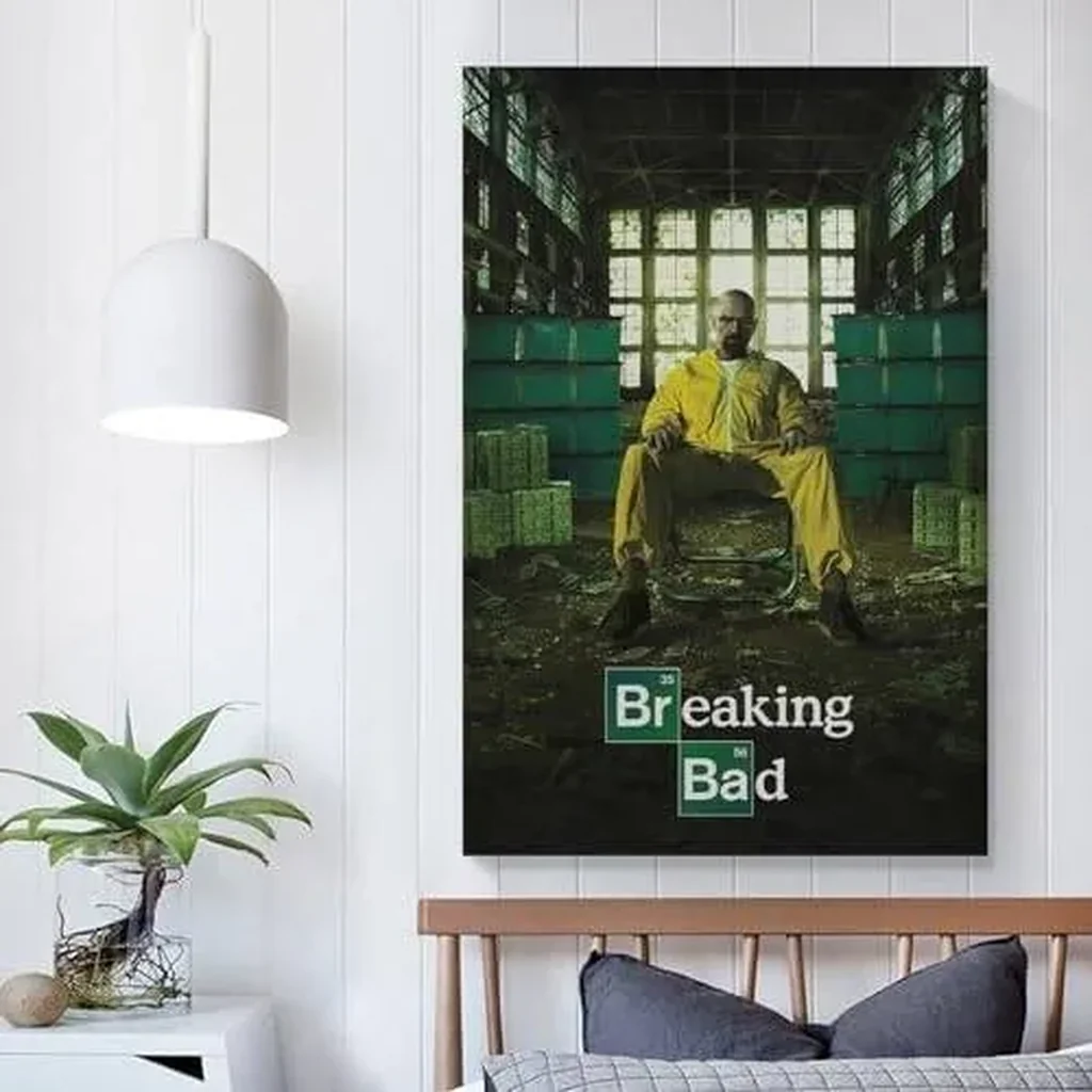 ALAYRA TV Series Breaking Movie Art Poster Bad Man Posters Wall Art Paintings Canvas Wall Decor Home Decor Living Room Decor Aesthetic Prints 16x24inch(40x60cm) Unframe-style 01 - Image 4
