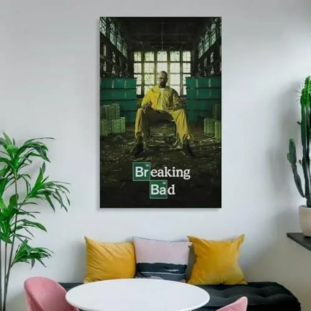 ALAYRA TV Series Breaking Movie Art Poster Bad Man Posters Wall Art Paintings Canvas Wall Decor Home Decor Living Room Decor Aesthetic Prints 16x24inch(40x60cm) Unframe-style 01 - Image 5