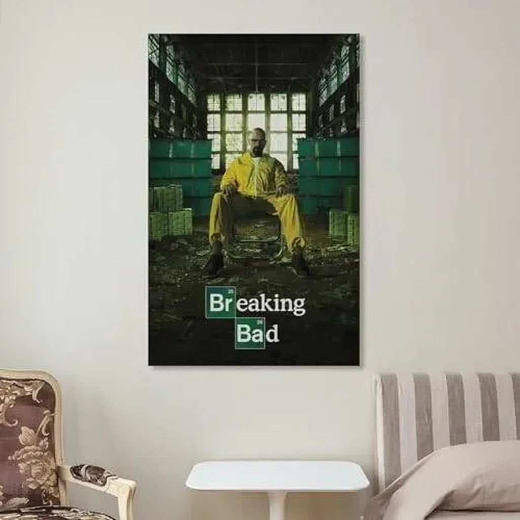 ALAYRA TV Series Breaking Movie Art Poster Bad Man Posters Wall Art Paintings Canvas Wall Decor Home Decor Living Room Decor Aesthetic Prints 16x24inch(40x60cm) Unframe-style 01 - Image 6
