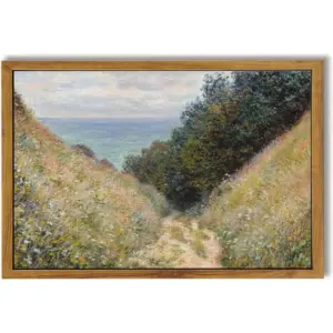 ALAYRA Unframed Canvas Wall Art Prints, 16x24 Inch, Vintage Monet Posters & Prints for Wall Decor, Large Hanging Wall Art for Bedroom, Living Room, Bathroom, Kithchen 01