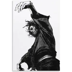 ALAYRA Vagabond Miyamoto MUAEshi Poster Canvas Wall Art Painting Posters Decoration Room Decor Unframe 12x18inch(30x45cm) 01