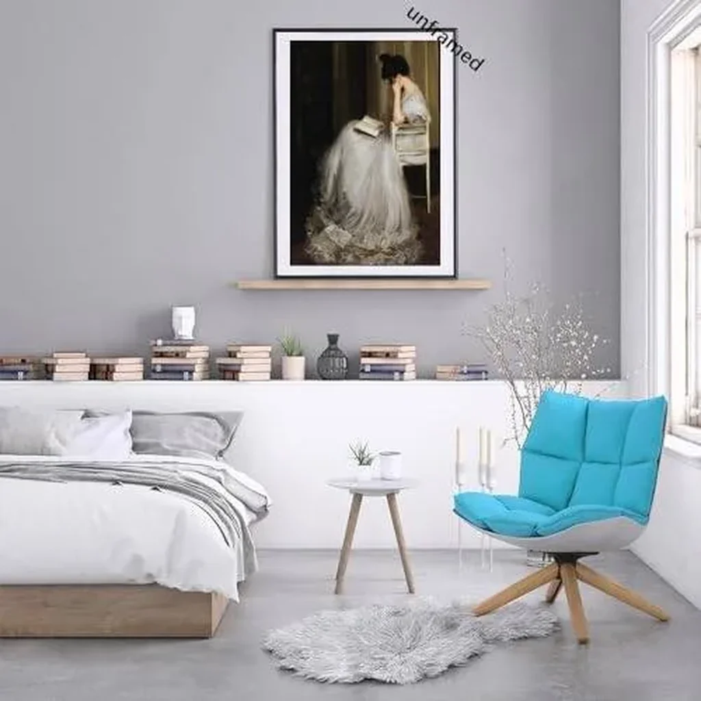 ALAYRA Vintage French Woman Reading Portraits Canvas Wall Art Famous Artwork Dark Academia Aesthetic 19th Century Antique Poster Prints 24x36in Unframed 01 - Image 2