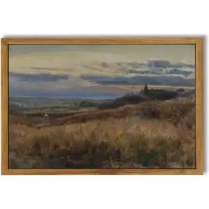 ALAYRA Vintage Landscape Wall Art Prints, Farmhouse Prints Oil Paintings Posters, Retro Artwork for Living Room, Bathroom, Bedroom Wall Decor, 15.75x23.62in(40x60cm) Unframed 01