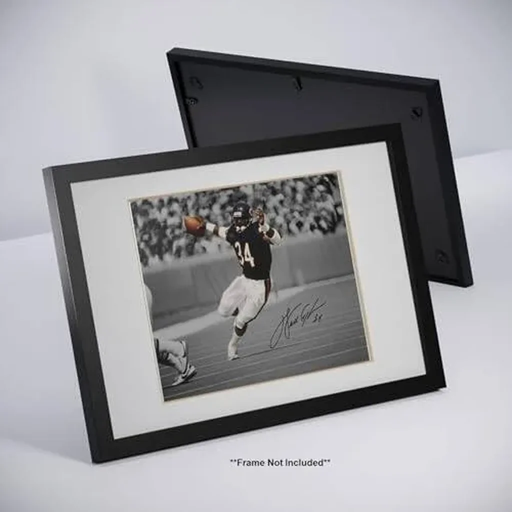 ALAYRA Walter Payton Signed Photo Autograph Print Wall Art Home Decor 01 - Image 3