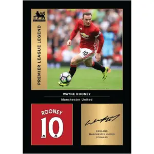 ALAYRA Wayne Rooney United Legends Signed A4 Printed Photo Picture Display Gift For Chelsea Fans Digitally Reproduced Signature Unframed 01