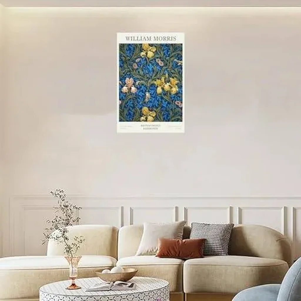 ALAYRA William Morris Wall Art William Morris Posters Famous Paintings Artwork William Morris Art Canvas Prints Unframe-style 12x18inch(30x45cm) 01 - Image 2