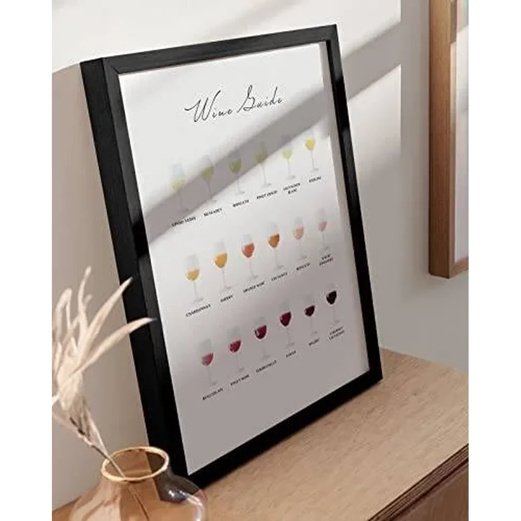 ALAYRA Wine Poster Wine Prints Wall Art - Wine Decor for Kitchen Wine Wall Decor Bar Wall Decor Wine Signs for Home Decor Unframed/Frameable Poster Wall Decoration 12 x 16 01 - Image 4