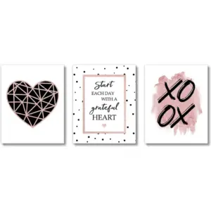 ALAYRA Women Office Wall Decor Art Prints (UNFRAMED 8 x 10) Teen Girl Room Motivational Posters - Home, Bedroom, Dorm or Cubicle 8 x 10 Inch 01