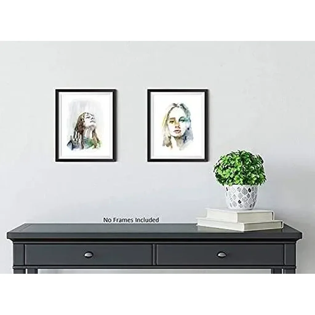 ALAYRA Women Portrait Art Print, Abstract Women Face Canvas Wall Art, Inspirational Feminist Poster Wall Art, 4 Set-(8X10 , Unframed)-Fashion Women Wall Art Print for Living Room Bedroom Decor 01 - Image 5