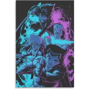 ALAYRA Yu Yu Hakusho Poster Canvas Wall Art Painting Posters Decoration Room Decor Unframe 12x18inch(30x45cm) 01