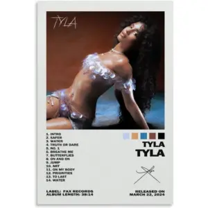 ALAYRA Yuhuangau Singer Tyla Album Poster Canvas Art Painting Decor Wall Posters Bedroom Gym Decorative Gift 16x24inch(40x60cm), Unframe-style-1 01