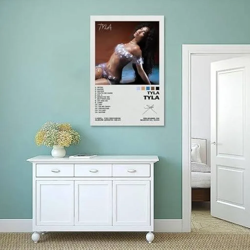 ALAYRA Yuhuangau Singer Tyla Album Poster Canvas Art Poster And Wall Art Hanging Decor for Modern Family Corridor Posters 08x12inch(20x30cm), Unframe-style-1 01 - Image 3