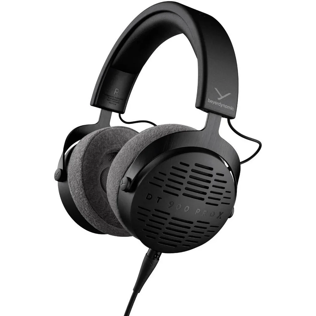 Beyerdynamic DT 900 Pro X Open-Back Studio Headphones, STELLAR.45 Driver, Detachable Cable, 48-Ohm Impedance, Wide Soundstage for Mixing, Black | 729906