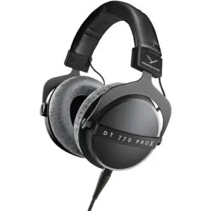 Beyerdynamic DT 770 PRO X Studio Headphone, STELLAR.45 Driver, 5-40,000Hz Frequency Response, 48 Ohms Impedance, Cutting-Edge Technology, Detachable Cable w/ Mini XLR Connector, Black | 1000302