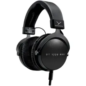 Beyerdynamic DT 1770 PRO MKII Headphone, 45mm TESLA.45 Driver Technology, 5-40,000Hz Frequency Response, 30 Ohms Impedance, 3-Pin XLR Plug, 6.35mm (1/4") Stereo Jack Plug, Black | 1000310